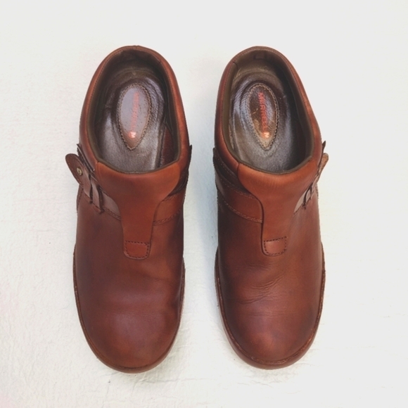 Merrell Mules Luxe Plunge clog leather Women's size 9.5 shoes Bohemian, Prairie - Picture 2 of 10